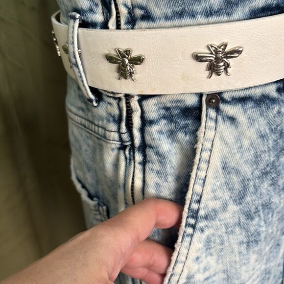 Retrofête One-Shoulder Denim romper, L - Picture 8 of 14